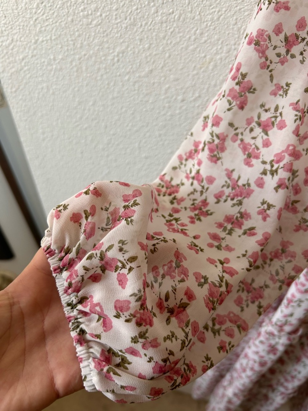 Floral Smocked Long Sleeve Dress - Picture 3 of 6